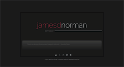 Desktop Screenshot of jamesdnorman.com